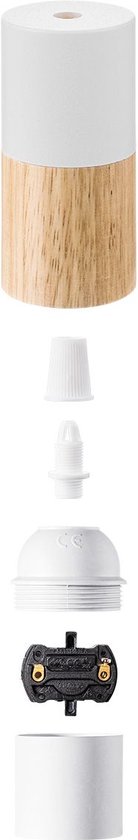 Home sweet home combi fitting rond E27 - / hout - 2e kans - afbeelding 31