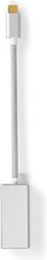 Nedis USB-C Adapter - USB 3.2 Gen 1 - USB-C Male - Mini DisplayPort Female - 0.20 m - Rond - Verguld - Gevlochten / Nylon - Zilver - Cover Window Box - afbeelding 9