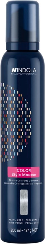 Indola - Indola Color Style Mousse Pearl Grey 200ml - afbeelding 1
