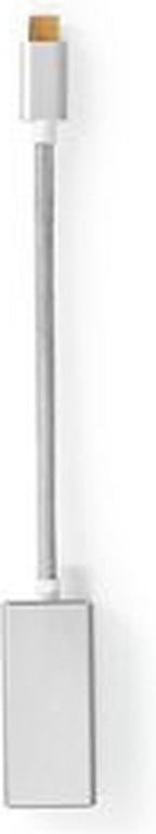 Nedis USB-C Adapter - USB 3.2 Gen 1 - USB-C Male - DisplayPort Female - 0.20 m - Rond - Verguld - Gevlochten / Nylon - Zilver - Cover Window Box - afbeelding 8