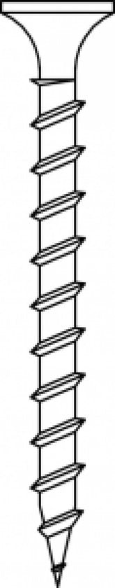 Gipsplaatschroef voor hout 3,9x50mm - Set 1000 stuks - afbeelding 2