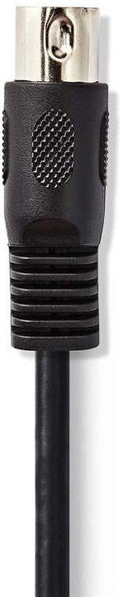 Nedis DIN-Audiokabel - DIN 5-Pins Male - 2x RCA Male - Vernikkeld - 1.00 m - Rond - PVC - Zwart - Label - afbeelding 7