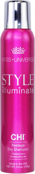 CHI Miss Universe Style Illuminate Restage Droogshampoo - Droogshampoo vrouwen - Voor Fijn en slap haar - 150 gr - afbeelding 1