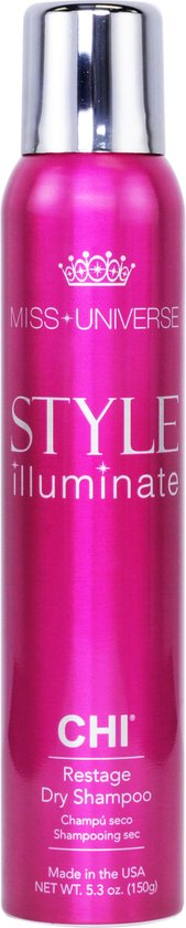 CHI Miss Universe Style Illuminate Restage Droogshampoo - Droogshampoo vrouwen - Voor Fijn en slap haar - 150 gr - afbeelding 1