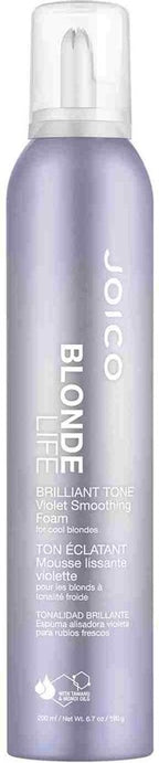 Joico Blonde - Life Brilliant Tone Smoothing Foam - 200 ml - afbeelding 1