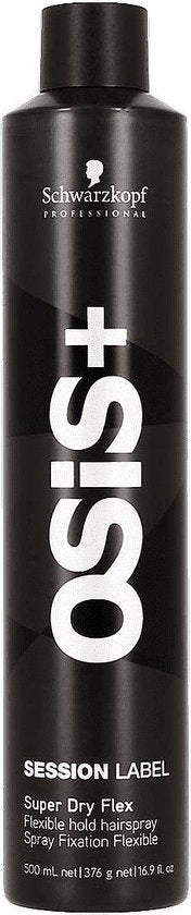 Schwarzkopf OSiS+ Session Label Super Dry Flex 500ml - afbeelding 1