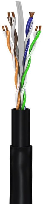 Goobay U/UTP CAT6 Gigabit outdoor netwerkkabel / zwart - 10 meter - afbeelding 12