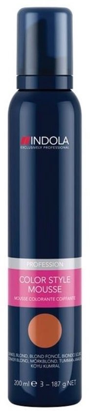 Indola - Indola Color Style Mousse Dark Blonde 200ml - afbeelding 8
