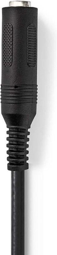 Nedis Stereo-Audiokabel - 3,5 mm Male - 6,35 mm Female - Vernikkeld - 0.20 m - Rond - Zwart - Envelop - afbeelding 5