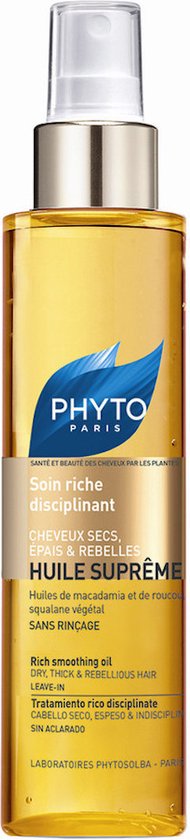 Phyto Paris Huile Suprême Rich Smoothing Oil 30 ml - afbeelding 1