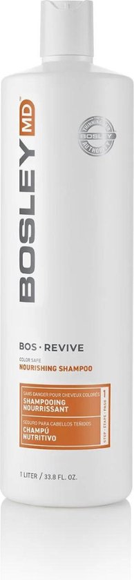 BosleyMD REVIVE ColorSafe Nourishing Shampoo - 1000 ml- Normale shampoo - Voor Gekleurd haar - - afbeelding 1