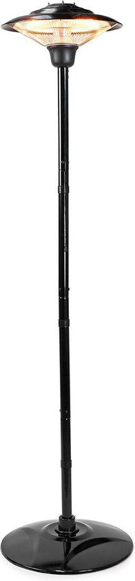 Nedis Patio Verwarmer - 1500 W - 1 Warmte Stand - Omvalpreventie - IP34 - Zwart - afbeelding 4