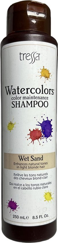 Tressa Color Maintenance Watercolors Shampoo - Wet Sand 8.5 Oz - afbeelding 1