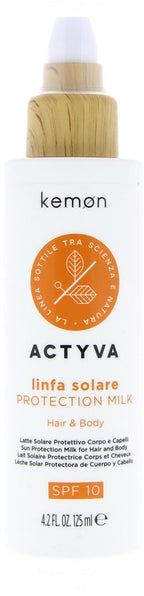 Kemon Spray Actyva Linfa Solare Protection Milk SPF10 - afbeelding 1