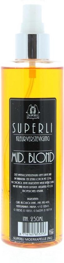 Superli Kleurversteviging Spray Midden Blond 250ml - afbeelding 1
