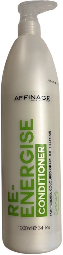 Affinage Re-Energise Conditioner 1000 ml voor gekleurd, gepermanent of geblondeerd haar - afbeelding 1