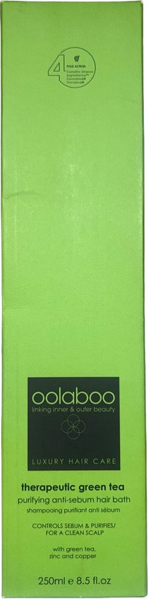Oolaboo Therapeutic Green Tea Anti Sebum Shampoo - afbeelding 2