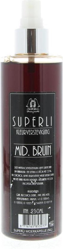 Superli Kleurversteviging Spray Midden Bruin 250ml - afbeelding 1