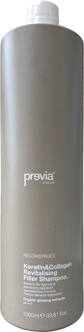 previa Reconstruct Keratin & Collagen Revitalising Filler Shampoo 1000ml - afbeelding 1