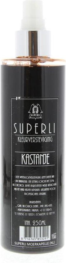 Superli Kleurversteviging Spray Kastanje 250ml - afbeelding 1