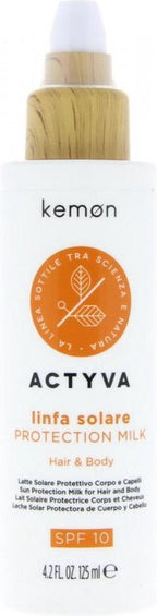 Kemon Spray Actyva Linfa Solare Protection Milk SPF10 - afbeelding 2