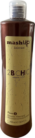 mashUp haircare 2B CHIC Fase 2 Keratin Therapy Reconstructing Lotion 500ml - afbeelding 1