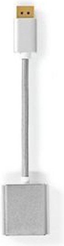 Nedis DisplayPort-Kabel - DisplayPort Male - DVI-D 24+1-Pins Female - 1080p - Verguld - 0.20 m - Rond - Gevlochten - Zilver - Cover Window Box - afbeelding 7