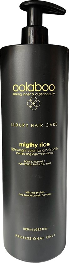 Oolaboo Mighty Rice Shampoo 1000 ml - afbeelding 1