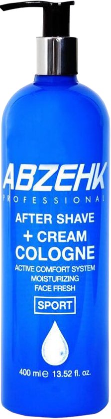 Abzehk After Shave + Cream Cologne Sport 400ml - 3 stuks - afbeelding 2