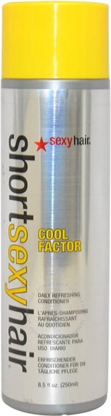 Short Hair Sexy Cool Factor Conditioner by Sexy Hair for Unisex - 250ml - afbeelding 1