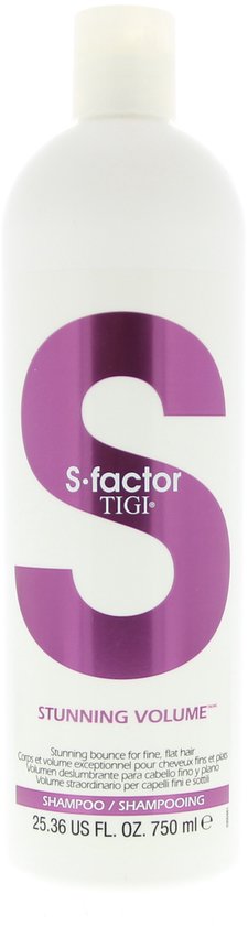 TIGI Stunning Volume Shampoo-750 ml - Normale shampoo vrouwen - Voor Alle haartypes - afbeelding 1