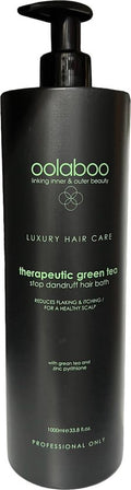 Oolaboo Therapeutic Green Tea Stop Roos Shampoo 1000 ml - afbeelding 1