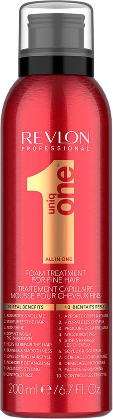 Revlon - Uniq One Foam Treatment For Fine Hair - afbeelding 2