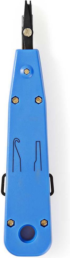 Nedis Pullers and Extractors - Geschikt voor: Alle Telecombedrading / LSA-Ponsgereedschap / LSA-Strips - Blauw - afbeelding 1