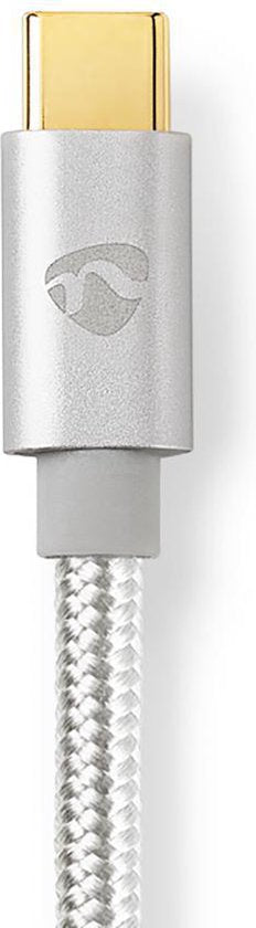 Nedis Premium 8-pins Lightning naar USB-C kabel - USB2.0 - tot 20V/3A / aluminium - meter - afbeelding 16