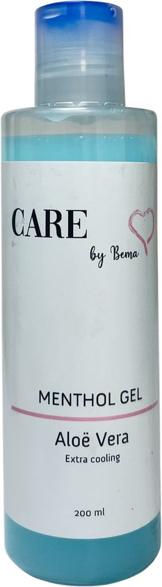 Care by Bema Menthol Gel Aloë Vera Extra Cooling 200 ml - afbeelding 1
