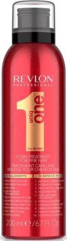 Revlon - Uniq One Foam Treatment For Fine Hair - afbeelding 4