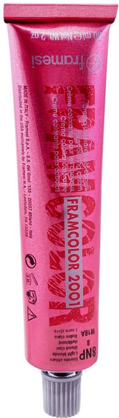 Framesi Framcolor 2001 Hair Coloring Cream 8BP Light - afbeelding 1