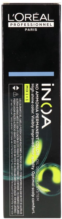 Permanente Kleur L'Oreal Professionnel Paris Inoa Color Nº 8.11 Light Asblond (60 g) - afbeelding 2