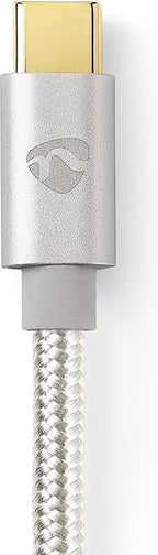 Nedis USB-C naar USB-A kabel - USB3.0 - tot / aluminium - meter - afbeelding 3