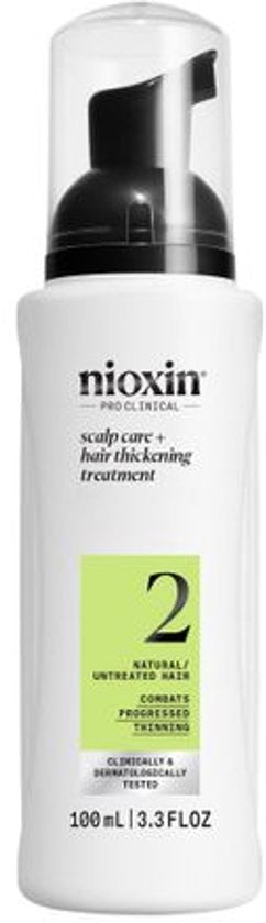 Nioxin System 2 - Scalp Treatment - voor Natuurlijk Haar - Anti Haaruitval – Gevorderde Uitdunning - 100ml - afbeelding 1