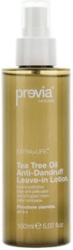 PREVIA PREVIA EXTRA>LIFE TEA TREE OIL ANTI-DANDRUFF LEAVE-IN LOTION 150ML - afbeelding 1