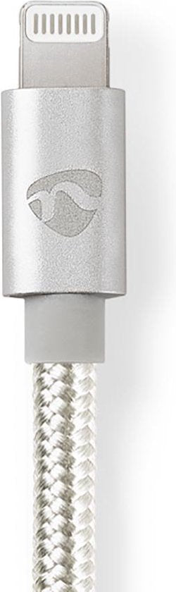 Nedis Lightning-Adapter - Apple Lightning 8-Pins - 3,5 mm Male - Verguld - 1.00 m - Rond - Nylon - afbeelding 5