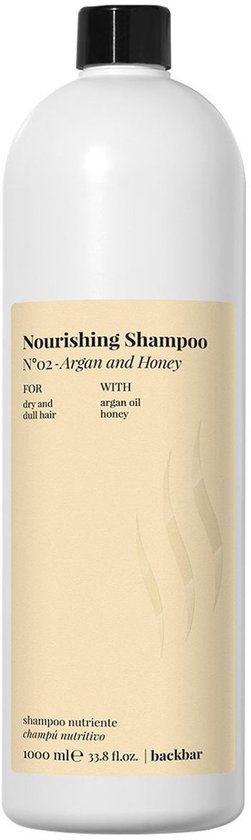 FarmaVita Back.Bar N°02 Argan & Honey Nourishing Shampoo Vrouwen Zakelijk ml - afbeelding 3