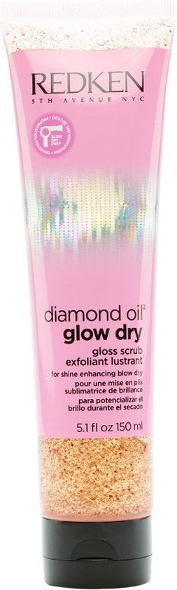 Redken - Diamond Oil Gloss Scrub For Shine Enhancing Blow Dry - 150ml - afbeelding 5
