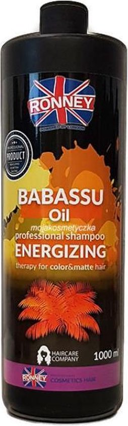 Ronney - Babassu Oil Professional Shampoo Energizing Energizing Shampoo From Babassu Oil 1000Ml - afbeelding 2
