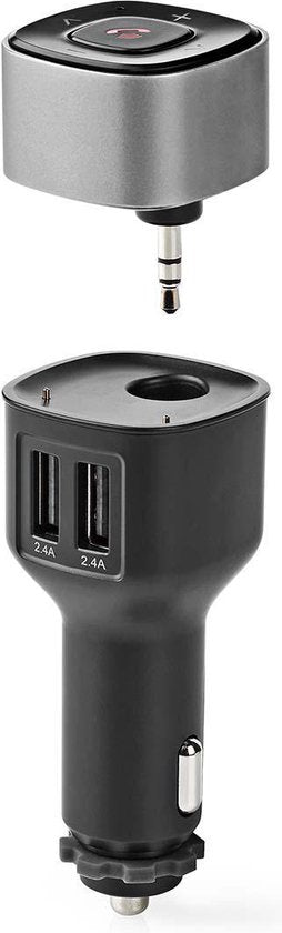 Nedis Bluetooth Multi-Adapter - Output: 1x 3,5 mm - SBC - 7 uur - Ingebouwde microfoon - Volumebediening - Automatische uitschakelfunctie - Grijs / Zwart - afbeelding 4