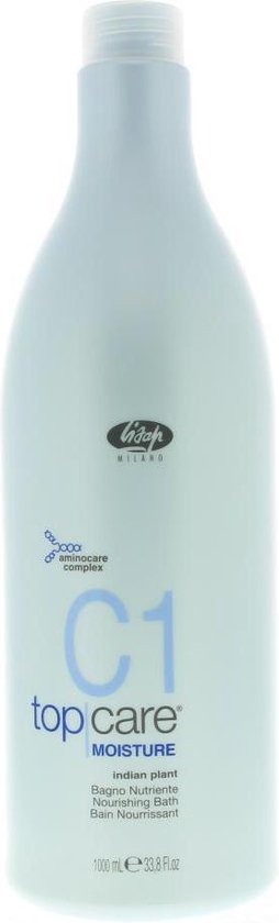 SALE Lisap Top Care Moisture Nourishing Bath Shampoo Normaal/Droog Haar 1000ml - afbeelding 1