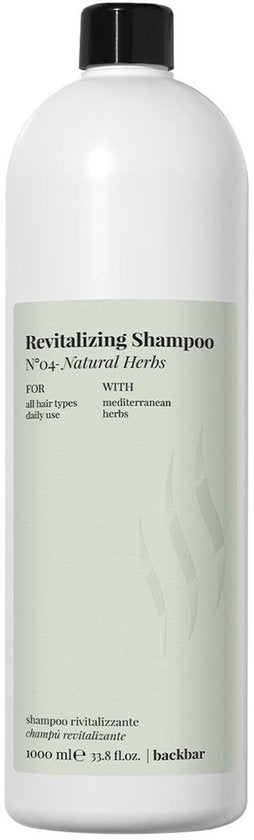 Farmavita Back Bar Revitalizing Shampoo Nao04 Natural Herbs 1000 ml — EAN 8022033107237