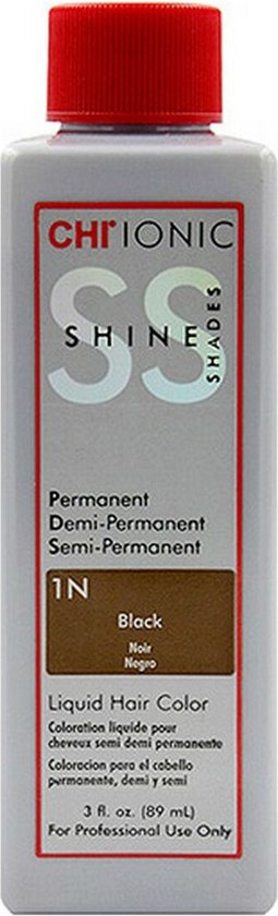 Permanente Kleur Chi Ionic Shine Shades Farouk 1N - afbeelding 1